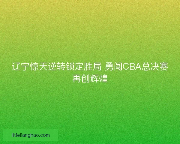 辽宁惊天逆转锁定胜局 勇闯CBA总决赛再创辉煌